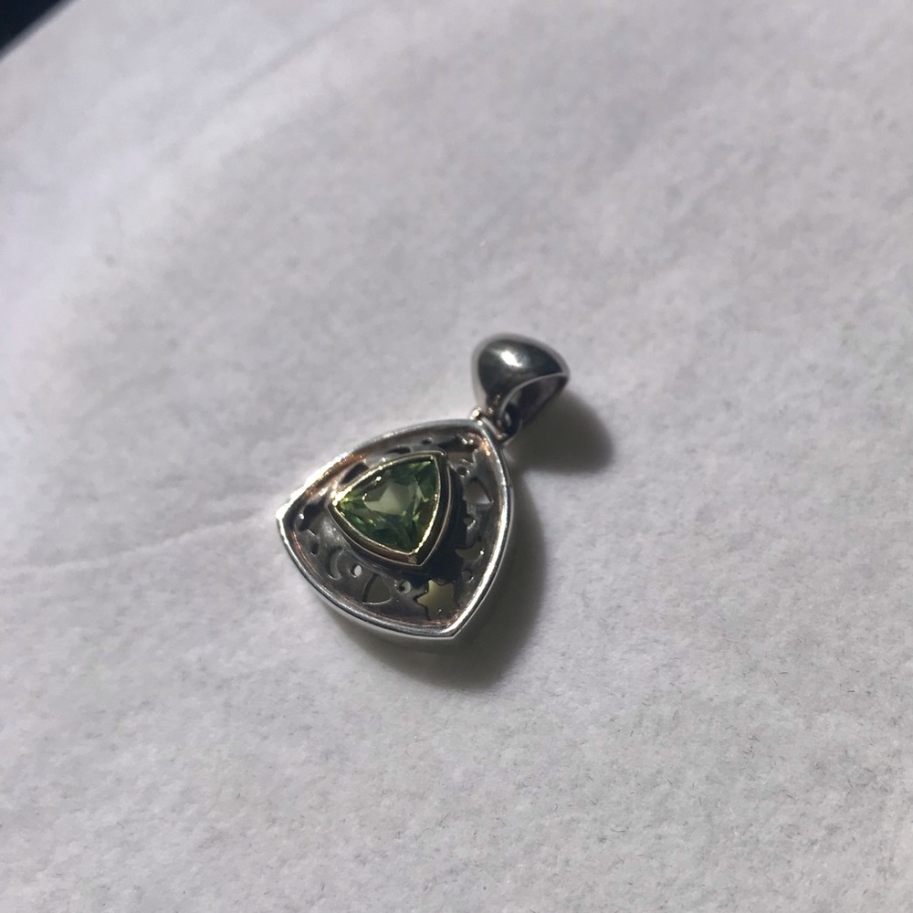 QVC Sterling Silver/14kt YG, Gemstone Pendant!!!